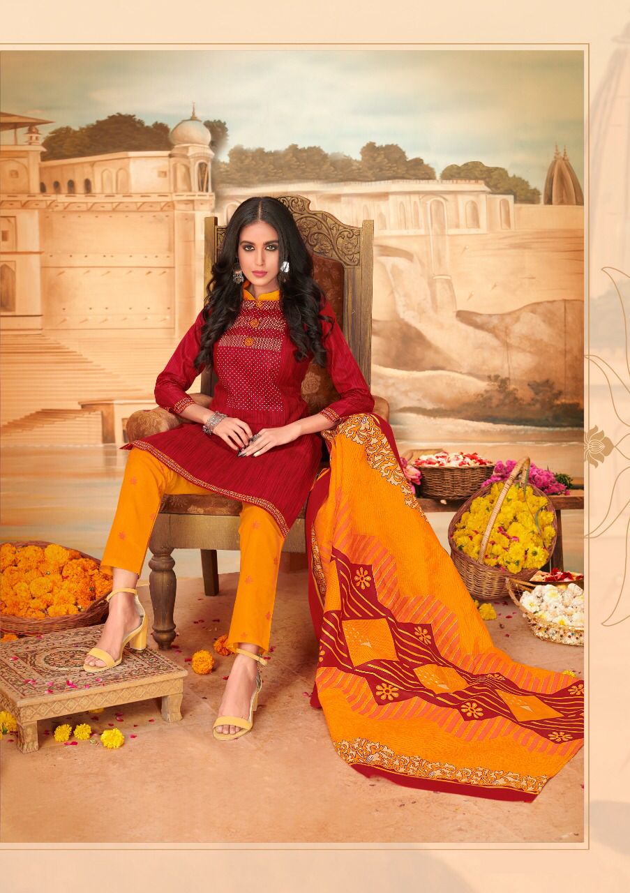 Js Priya 30 Printed Cotton Casual Wear Designer Dress Material Collection